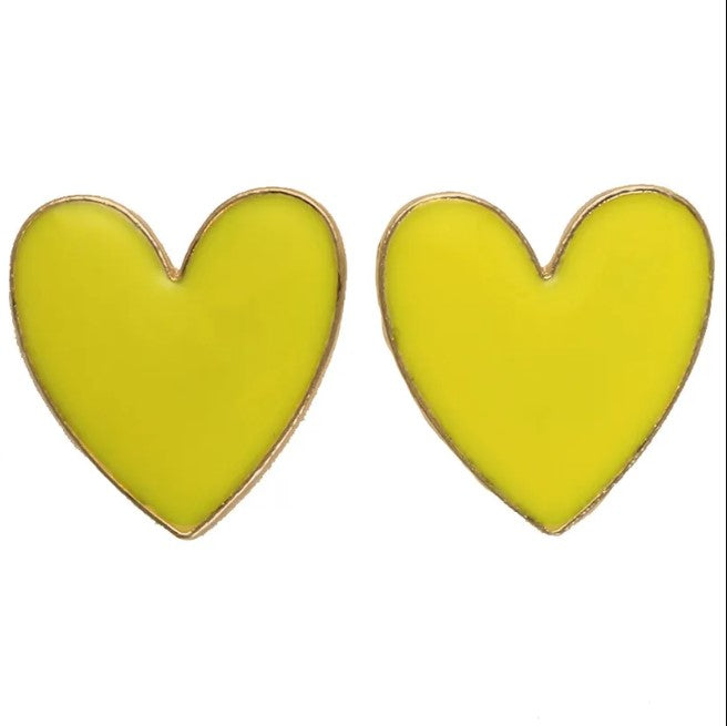 Aretes de Corazón Grande