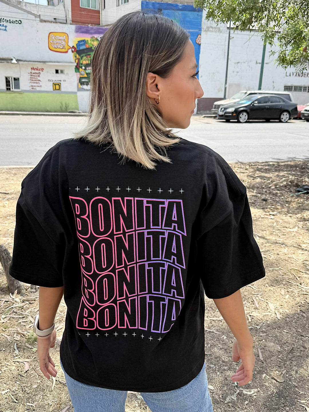 Playera Oversize Bonita
