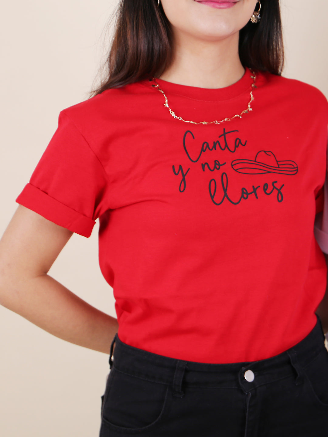 Playera Canta Y No Llores
