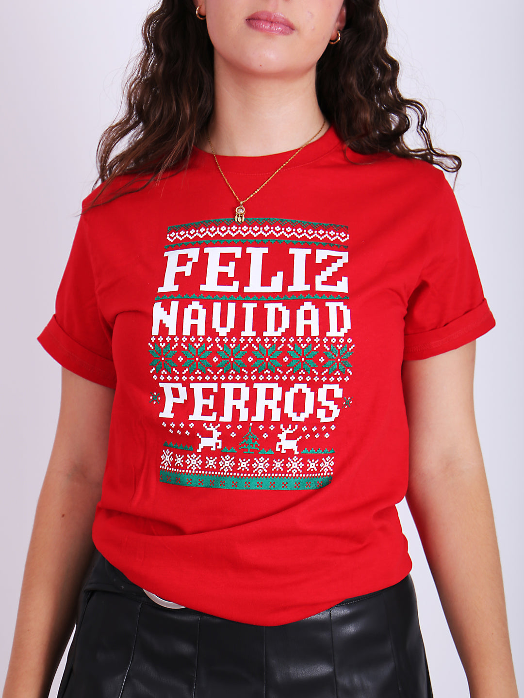 Playera Feliz Navidad Perros