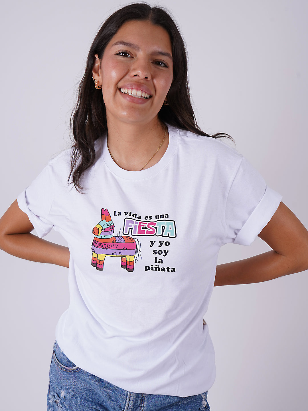 Playera La Vida Es Una Fiesta