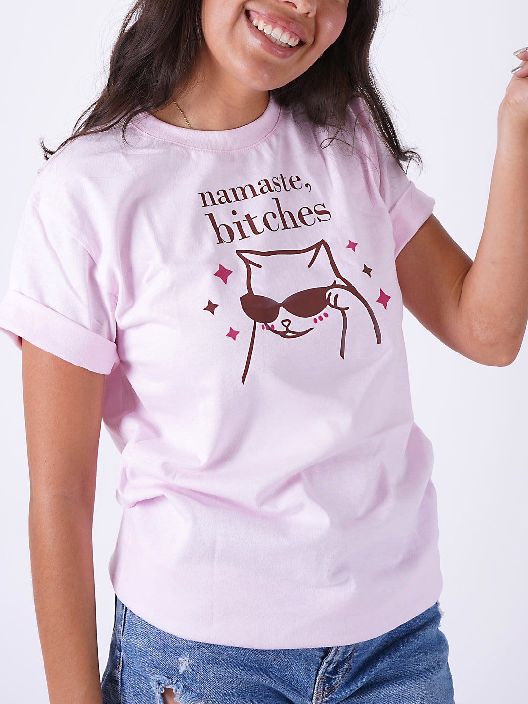 Playera Namasté Bitches