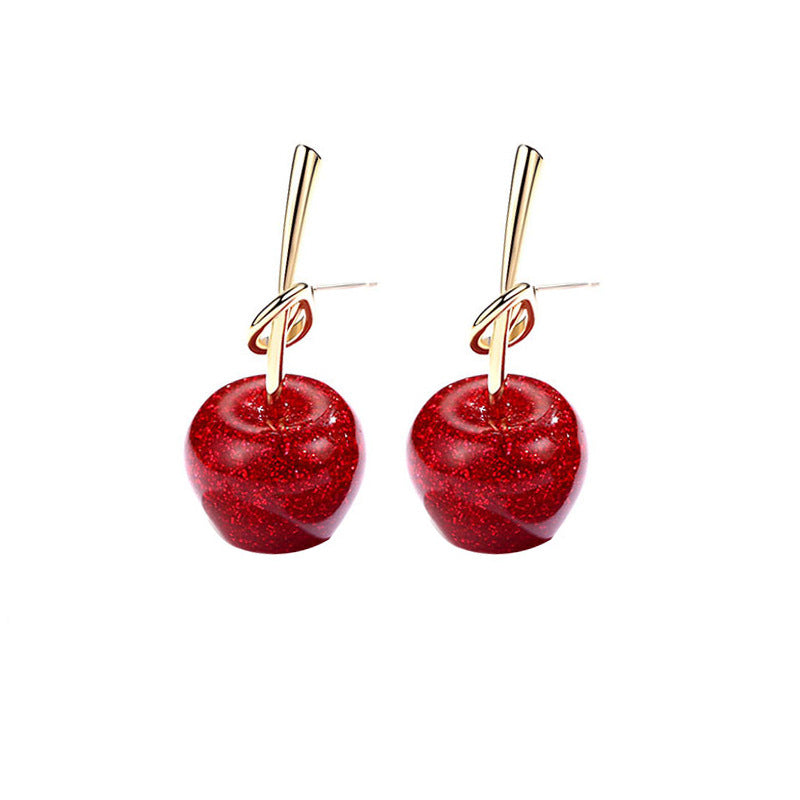 Aretes Colgantes de Cereza