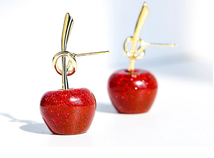 Aretes Colgantes de Cereza