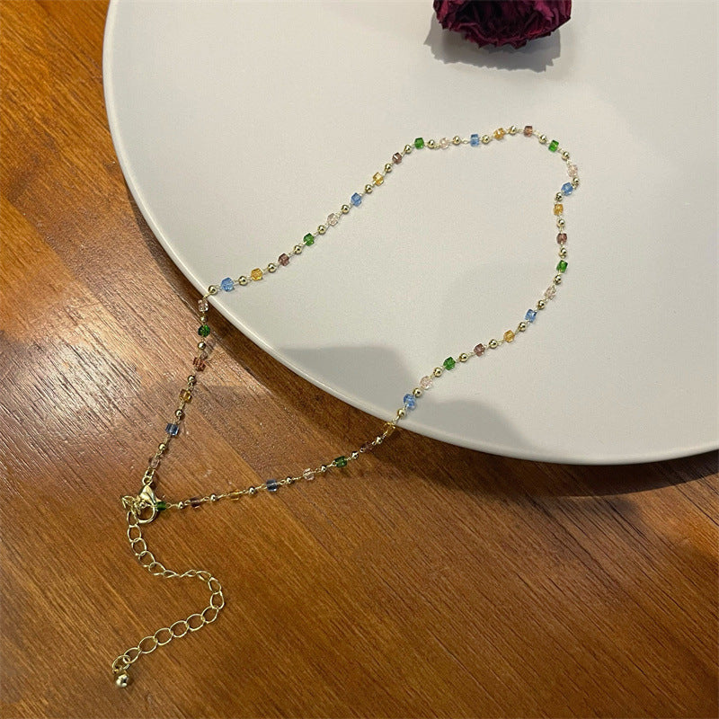 Collar Piedras Colores