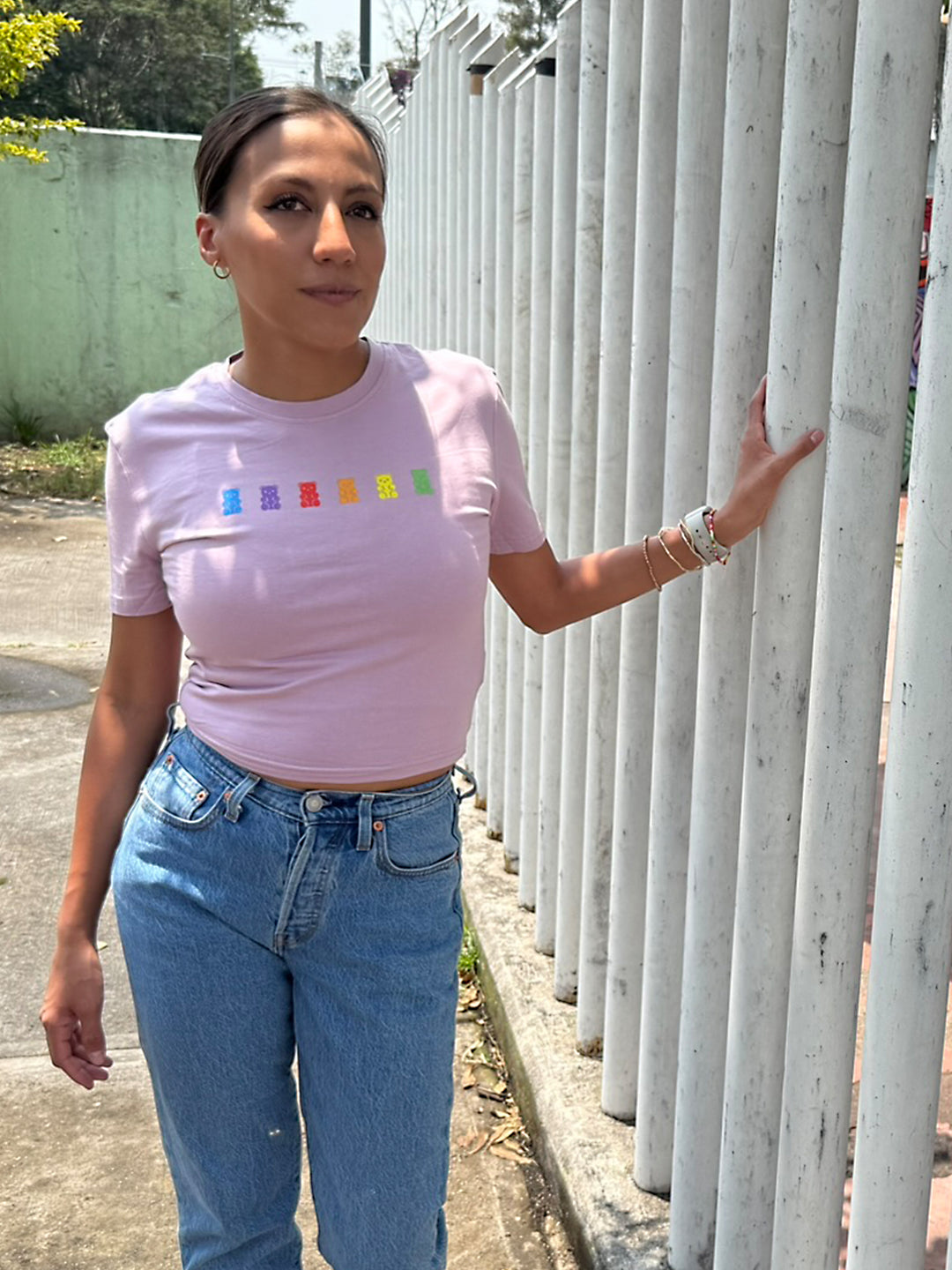 Playera Manga Corta Panditas