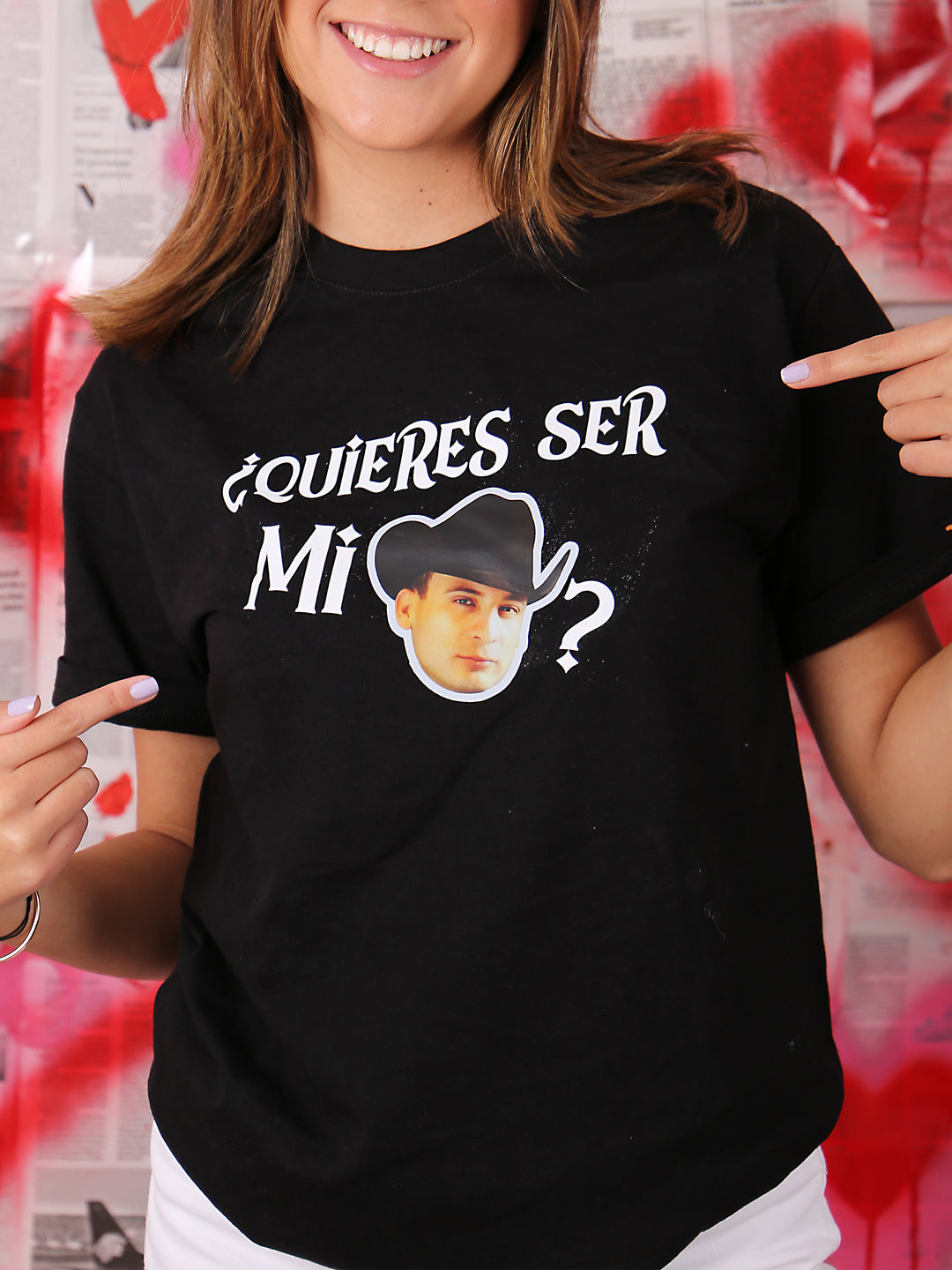Playera ¿Quieres Ser Mi Valentin?