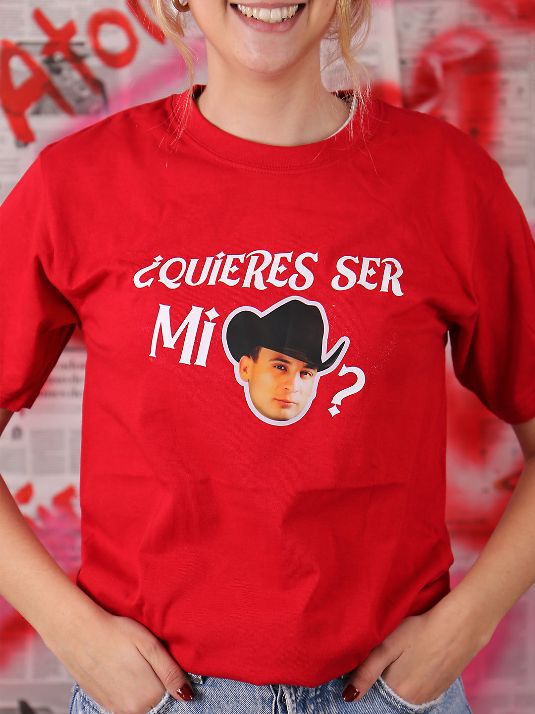 Playera ¿Quieres Ser Mi Valentin?