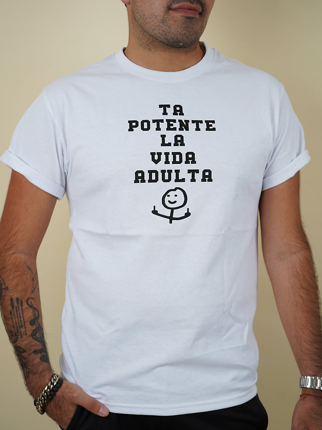 Playera Ta Potente La Vida Adulta