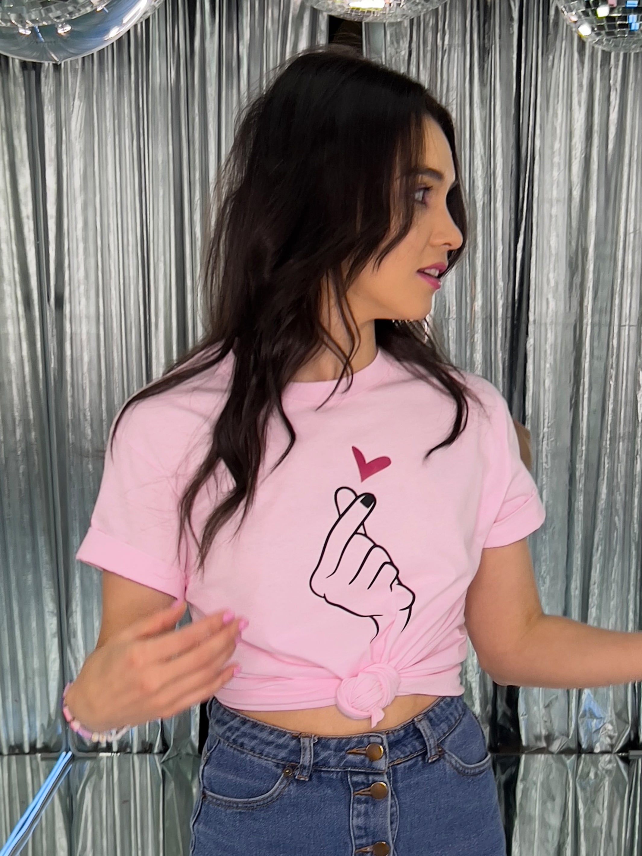 Playera Corazón Coreano