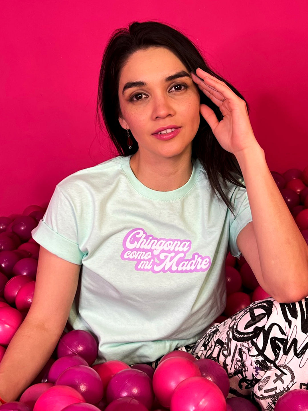 Playera Chingona Como Mi Madre
