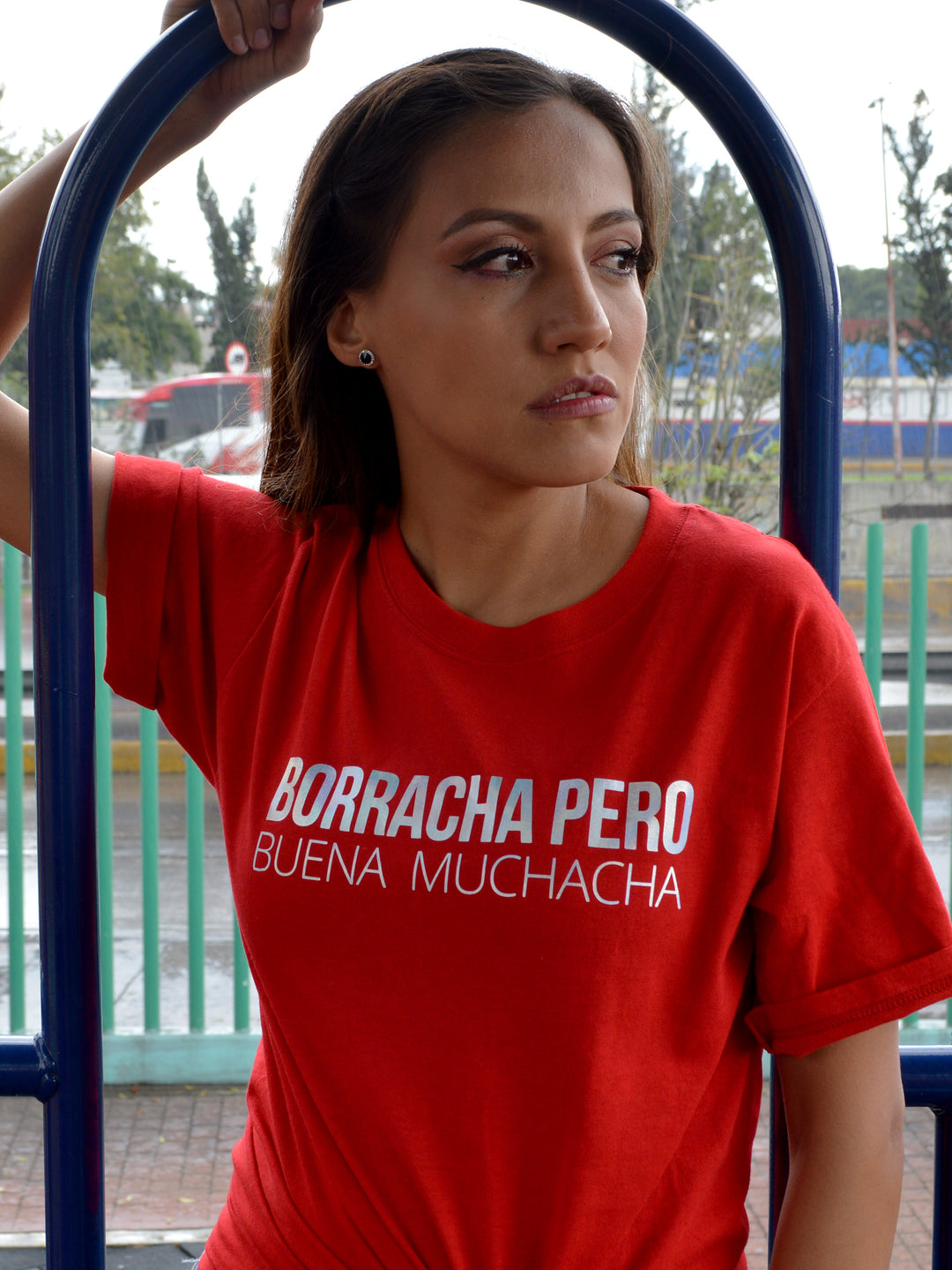 Playera Borracha Pero Buena Muchacha