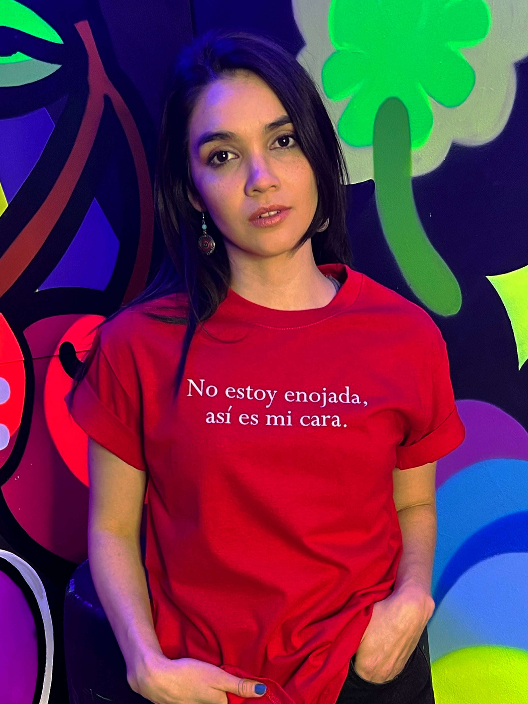 Playera Así Es Mi Cara